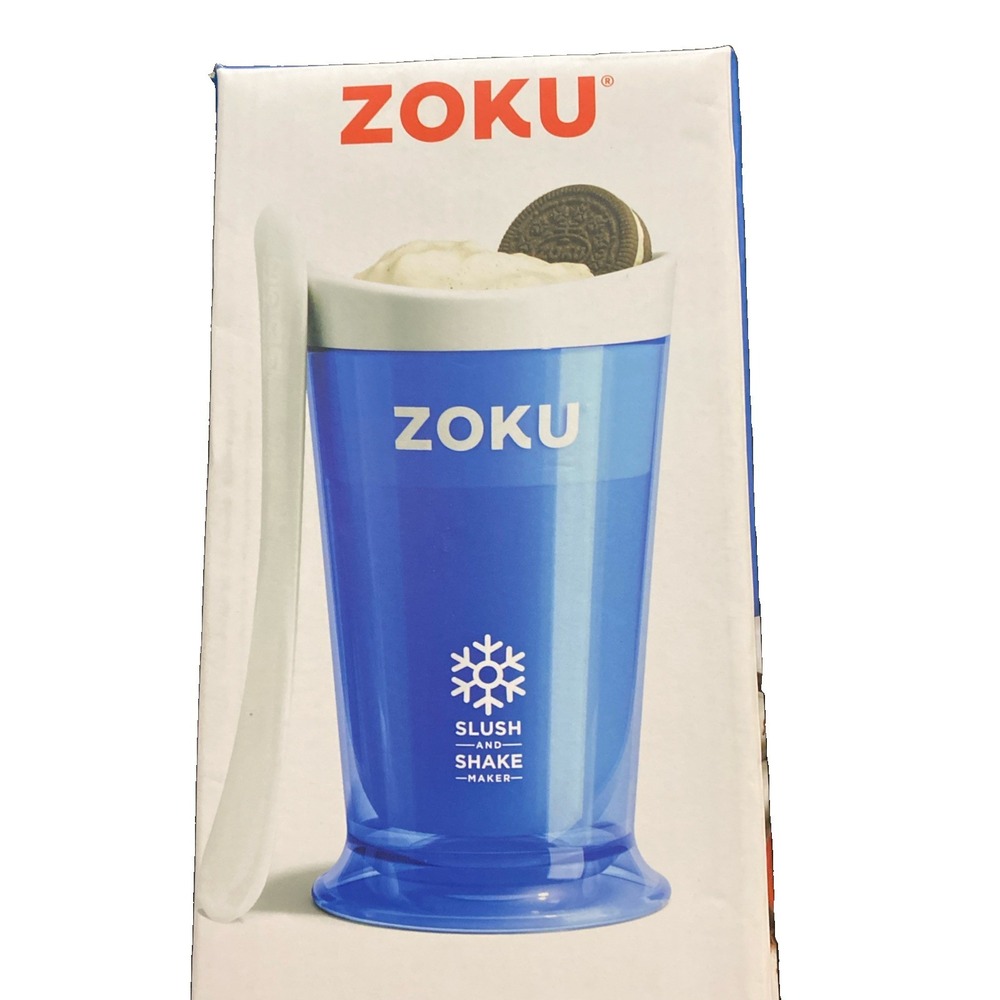 ZOKU Slushee & Shake Maker Blue Home Made Slushies Make Shakes